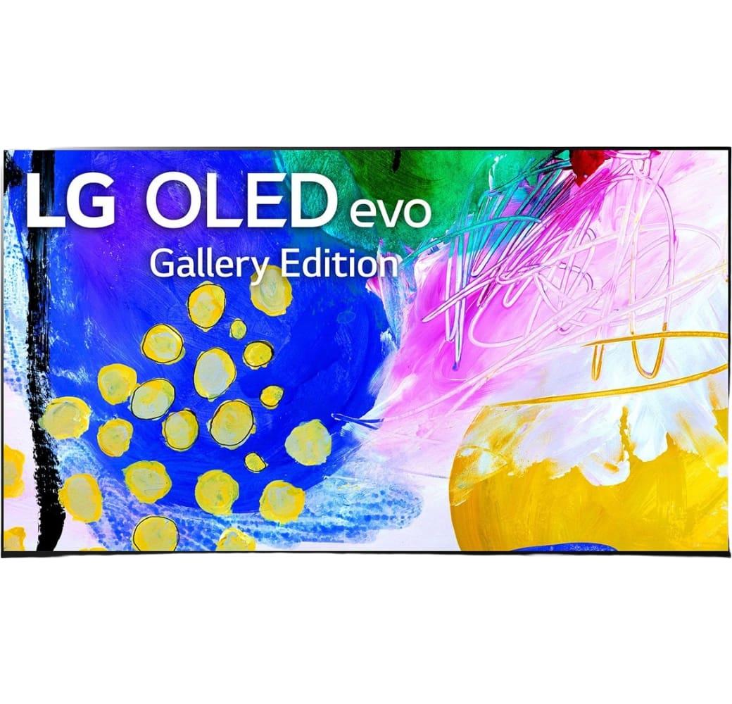 Black LG TV 77" OLED77G29LA UHD 4K.1