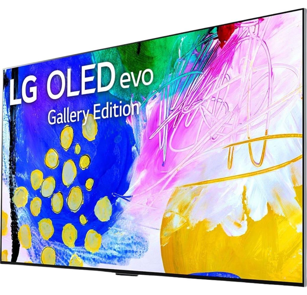 Black LG TV 77" OLED77G29LA UHD 4K.2