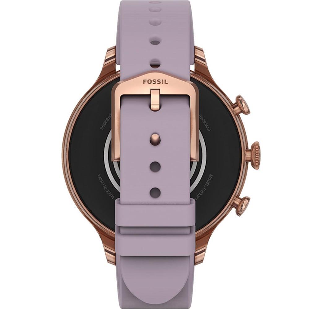 Lila/Roségold Fossil Gen 6 Smartwatch, Edelstahlgehäuse, 42 mm.6