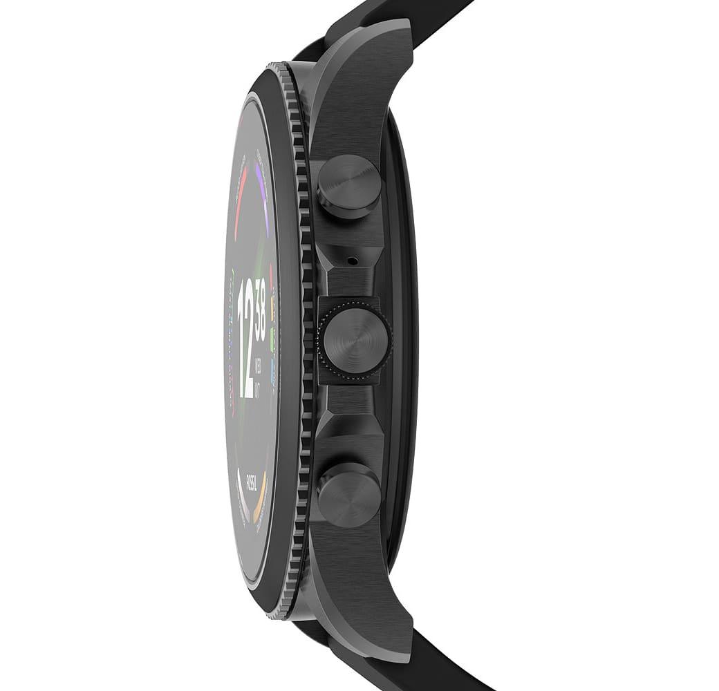 Black Fossil Gen 6 Smartwatch, Stainless Steel Case, 44mm.4