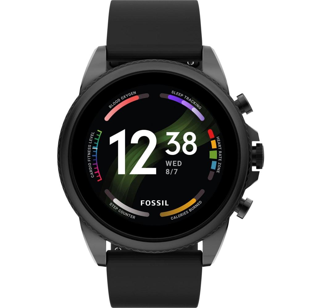 Black Fossil Gen 6 Smartwatch, Stainless Steel Case, 44mm.1