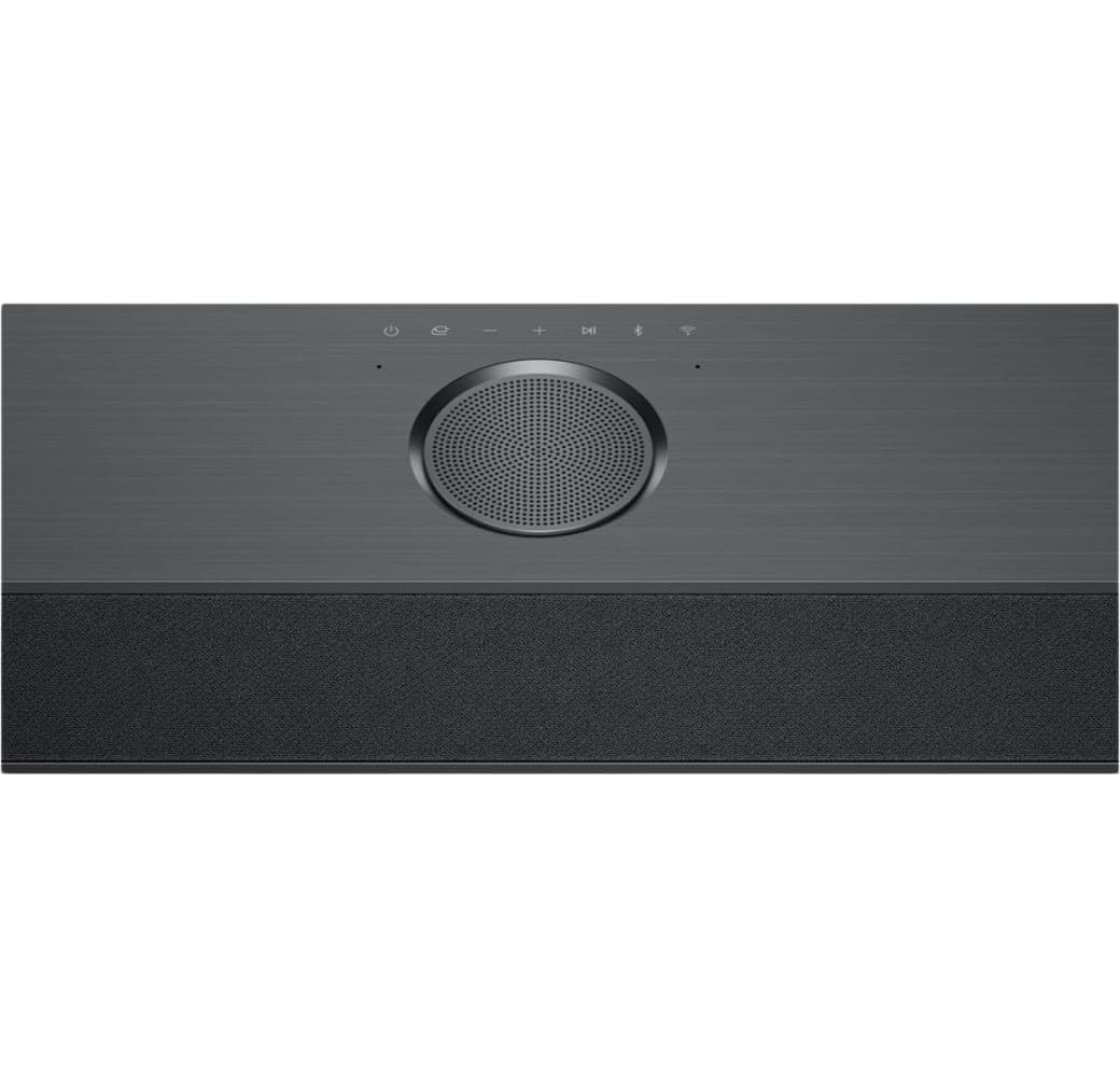 Black LG DS80QR Soundbar.4