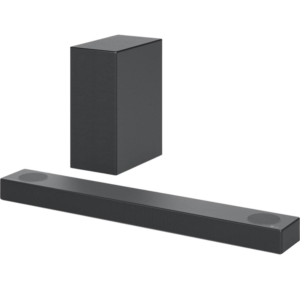 Schwarz LG DS75Q Soundbar + Subwofer.1