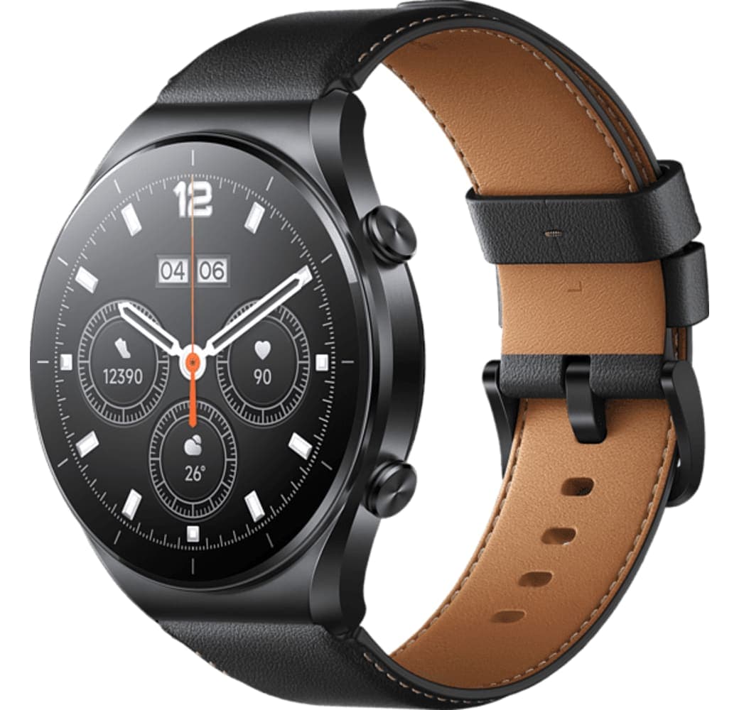 Black Xiaomi S1 Smartwatch, Stainless Steel Case, 46mm.1