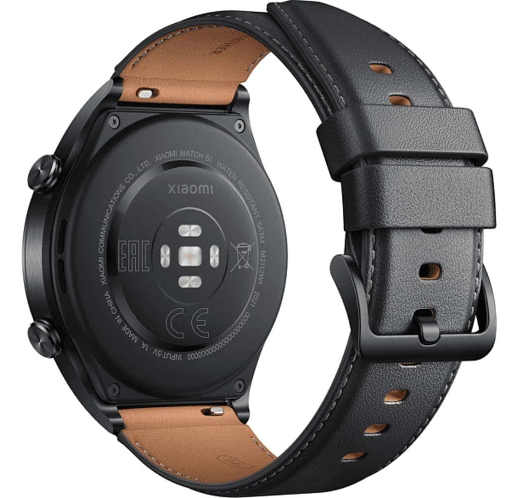 Black Xiaomi S1 Smartwatch, Stainless Steel Case, 46mm.3