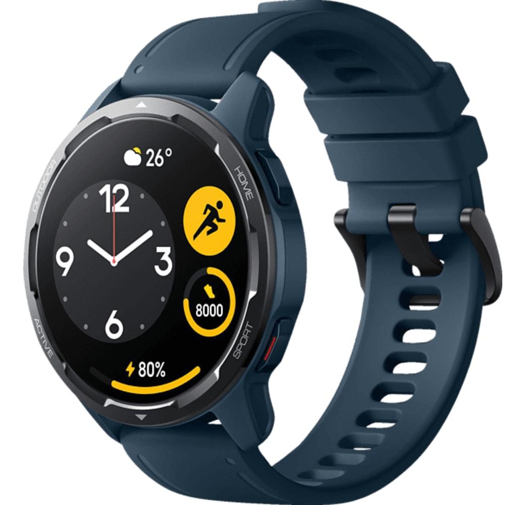 Ocean Blue Xiaomi S1 Active Smartwatch, Edelstahlgehäuse, 46 mm.1
