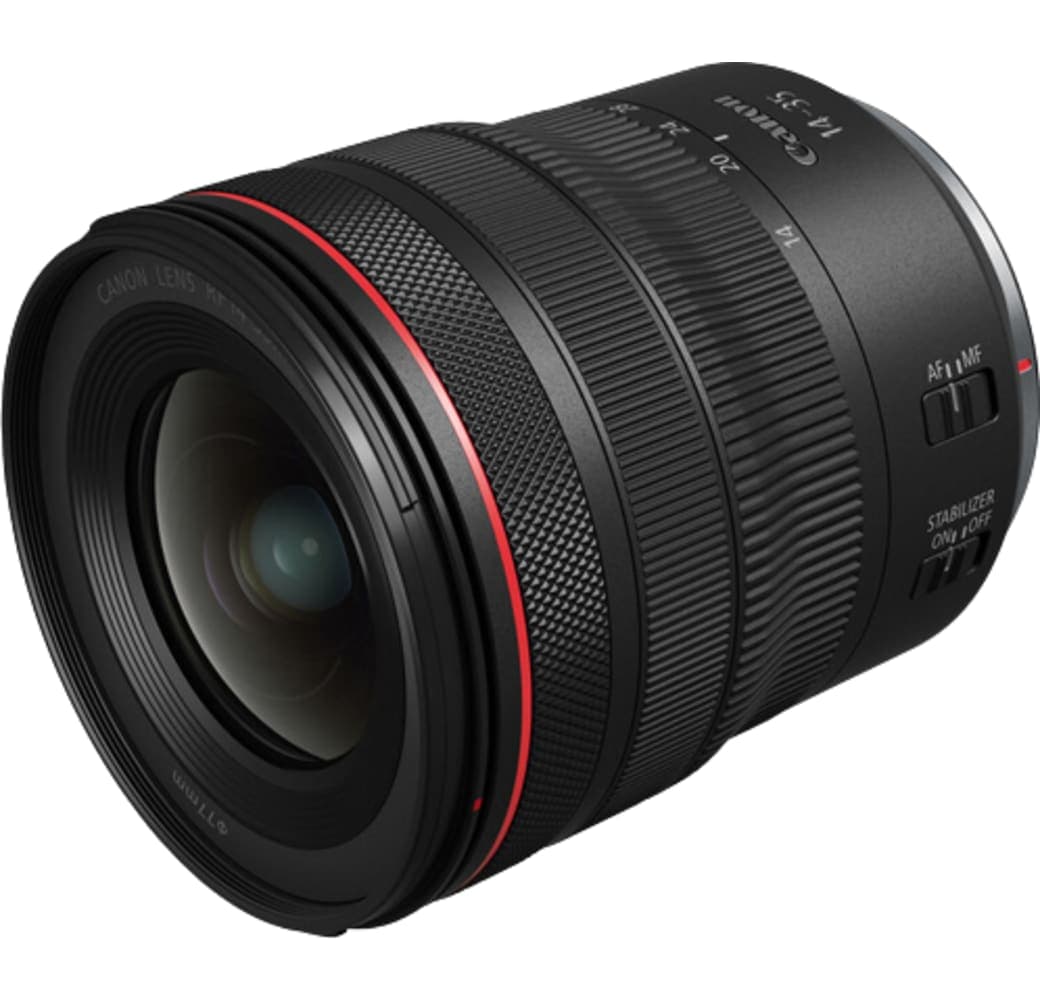 Schwarz Canon RF 14-35mm f/4.0 L IS USM Objektiv.2