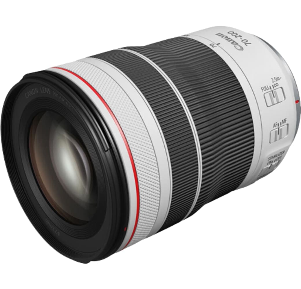 White Canon RF 70-200mm f/4.0 L IS USM Lens.2