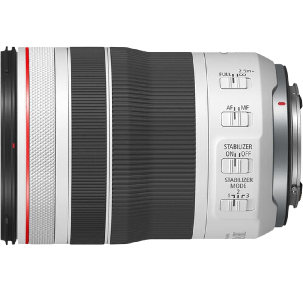 White Canon RF 70-200mm f/4.0 L IS USM Lens.3