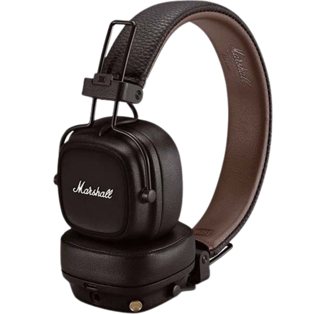 Brown Marshall Major IV Over-ear Bluetooth headphones.1