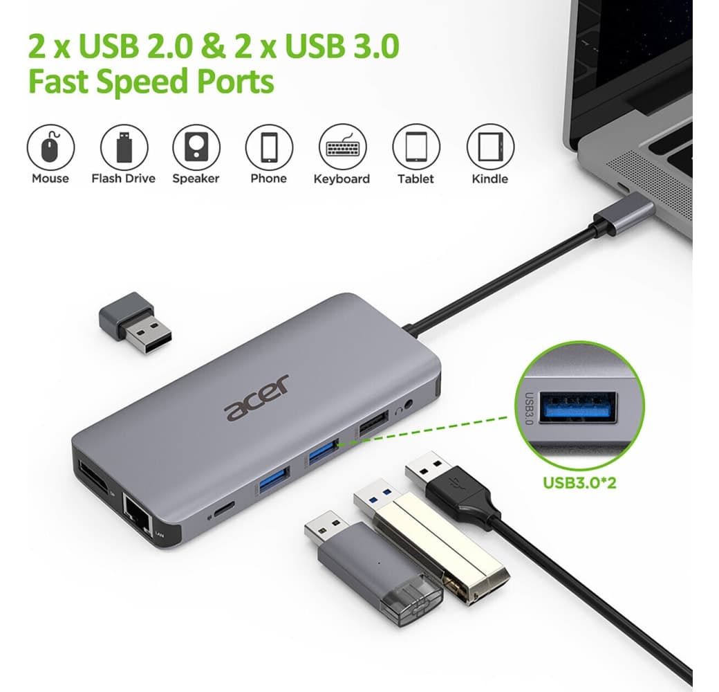Silver Acer 12in1 Type C dongle.3
