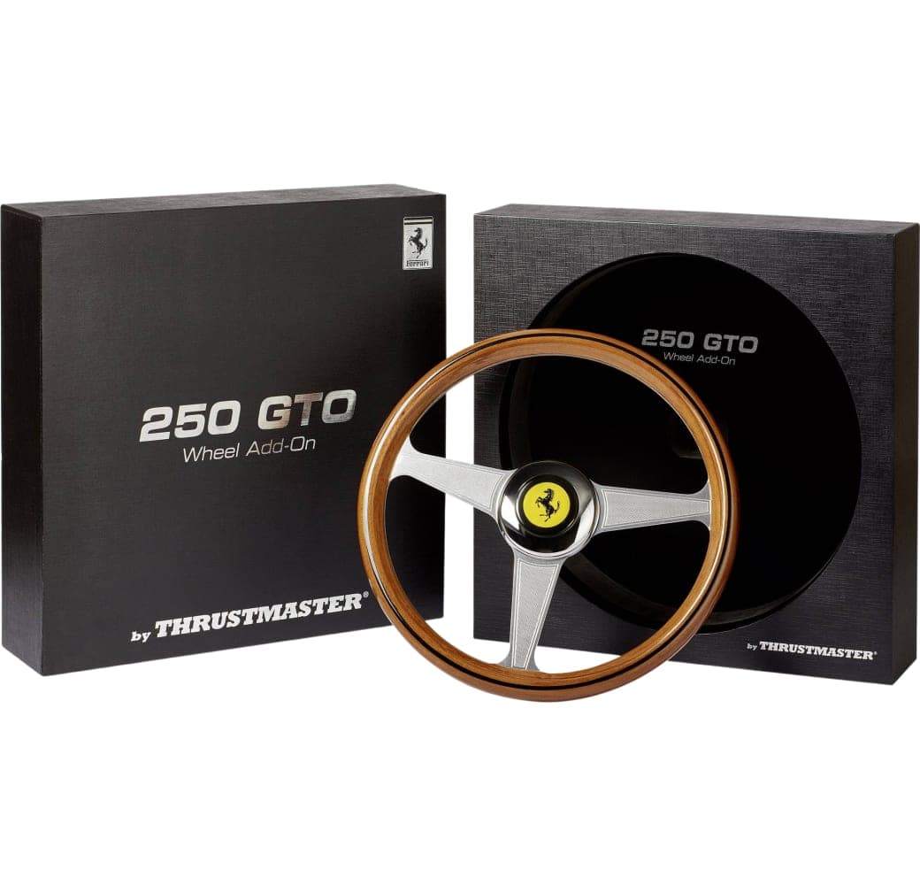 Marrón Thrustmaster Ferrari 250 GTO Vintage Wheel AddOn Racing Steering Wheel.2