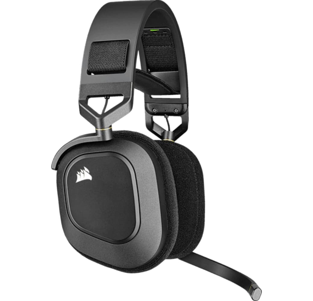 Koolstof Corsair HS80 RGB over-ear gaming-hoofdtelefoon.1