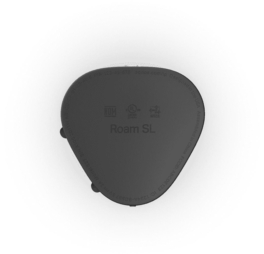Shadow Black Sonos Roam SL Portable Bluetooth Speaker.5
