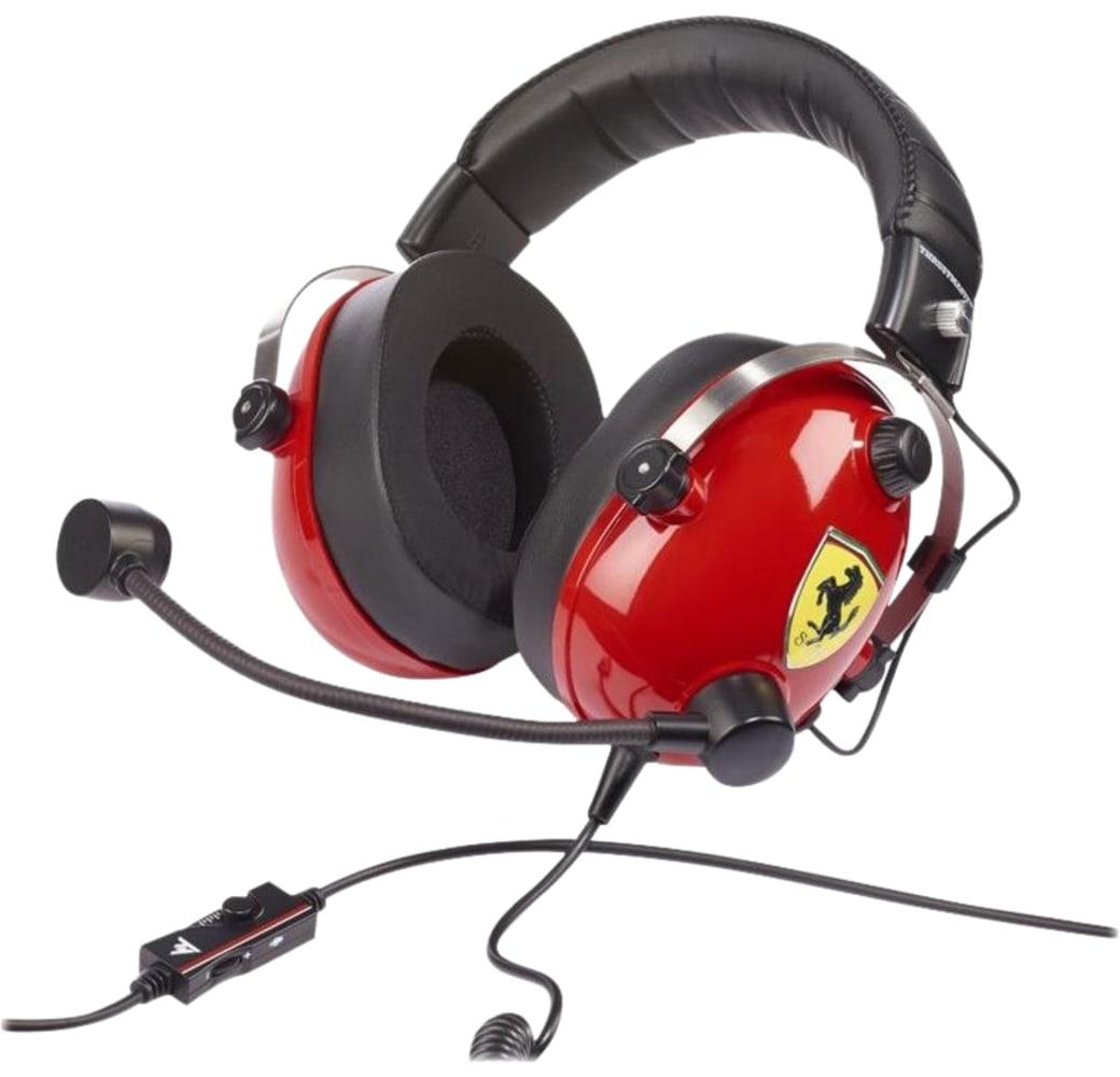 Rood Thrustmaster T.Racing Scuderia - Ferrari Edition Over-ear Gaming Headphones.2