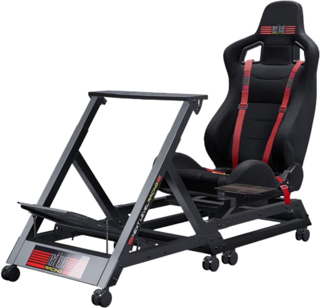 Black Next Level Racing GTtrack Simulator Cockpit.2