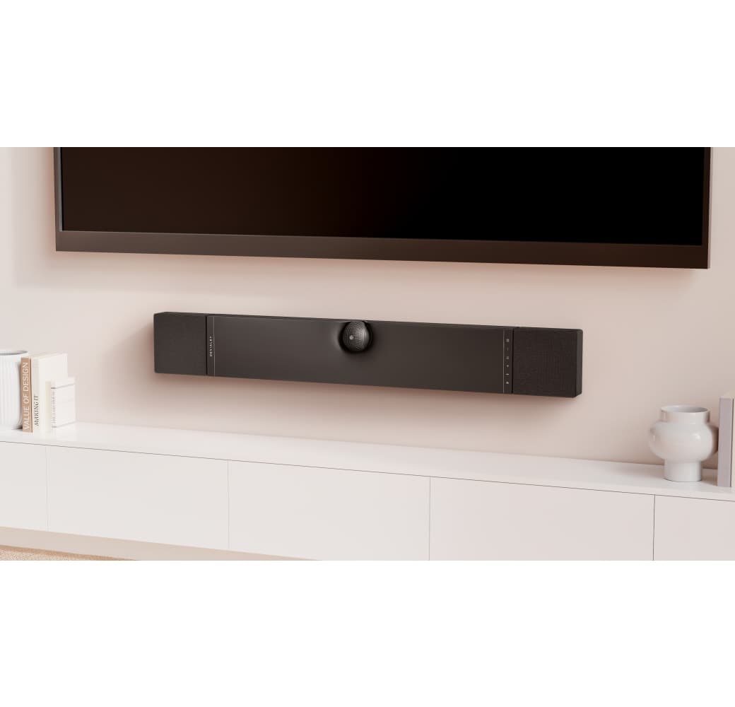 Schwarz Devialet Dione Soundbar.3