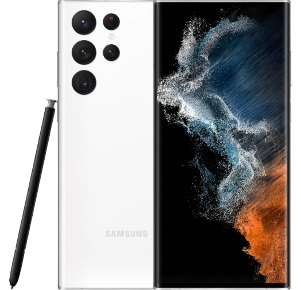 Weiß Samsung Galaxy S22 Ultra Smartphone - 128GB - Dual SIM.1