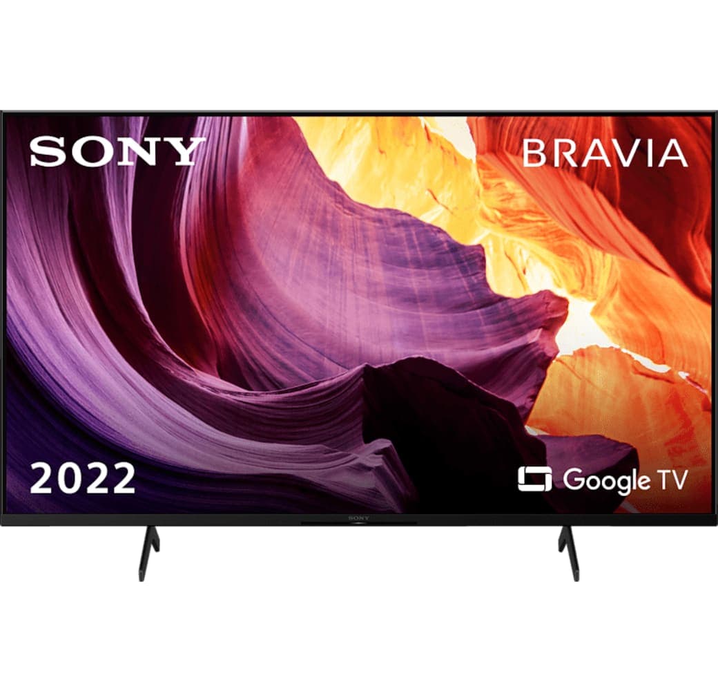 Black Sony TV 50" KD-50X80KAEP.1