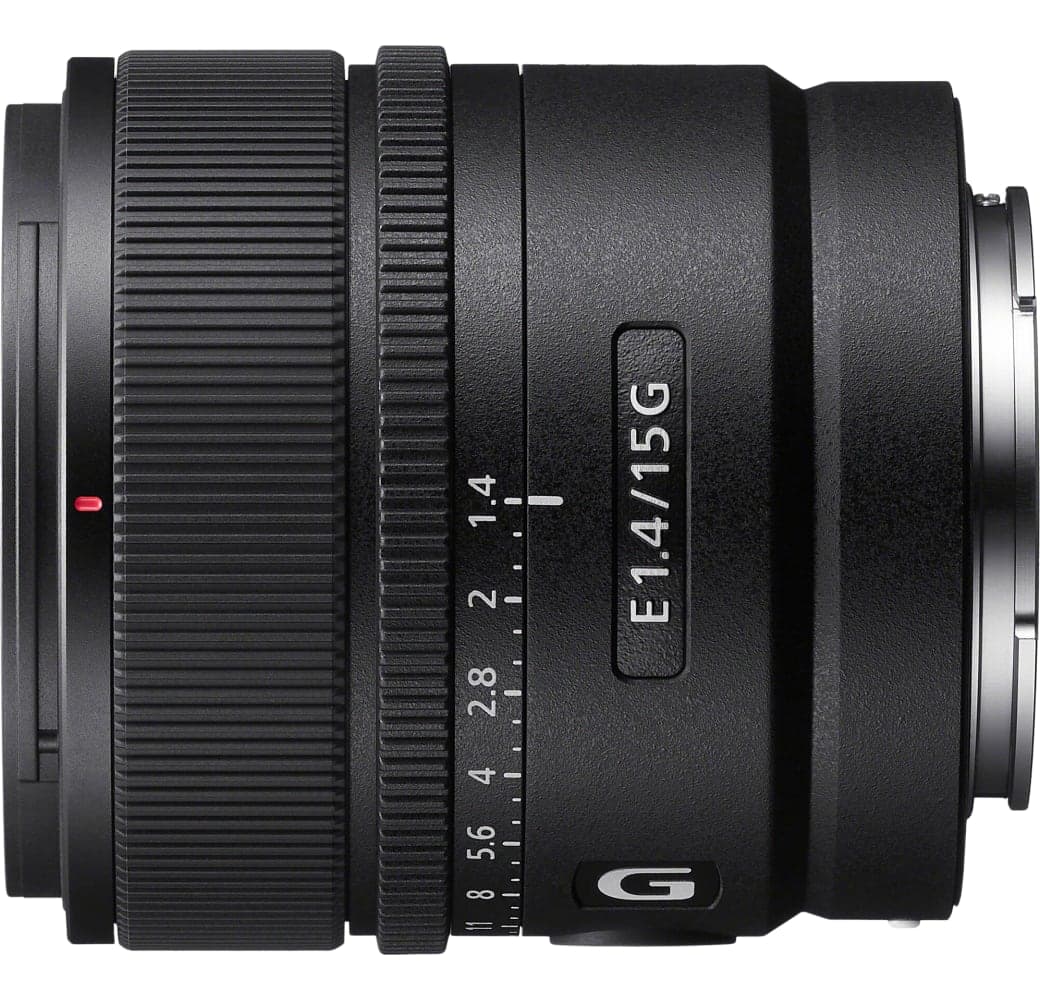 Black Sony E 15mm f/1.4 G.4