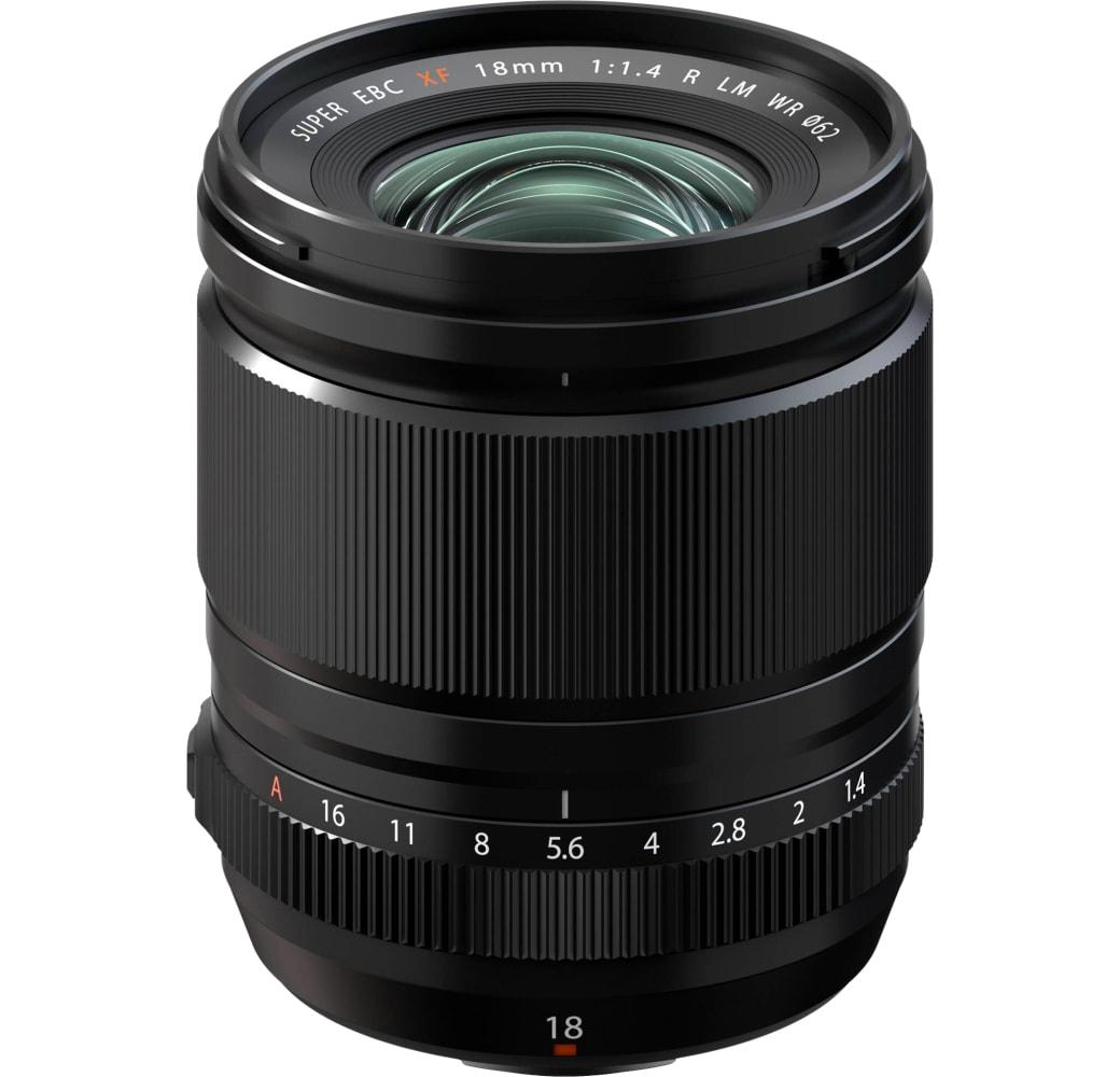 Black Fujifilm XF 18mm F/1.4 R LM WR.1