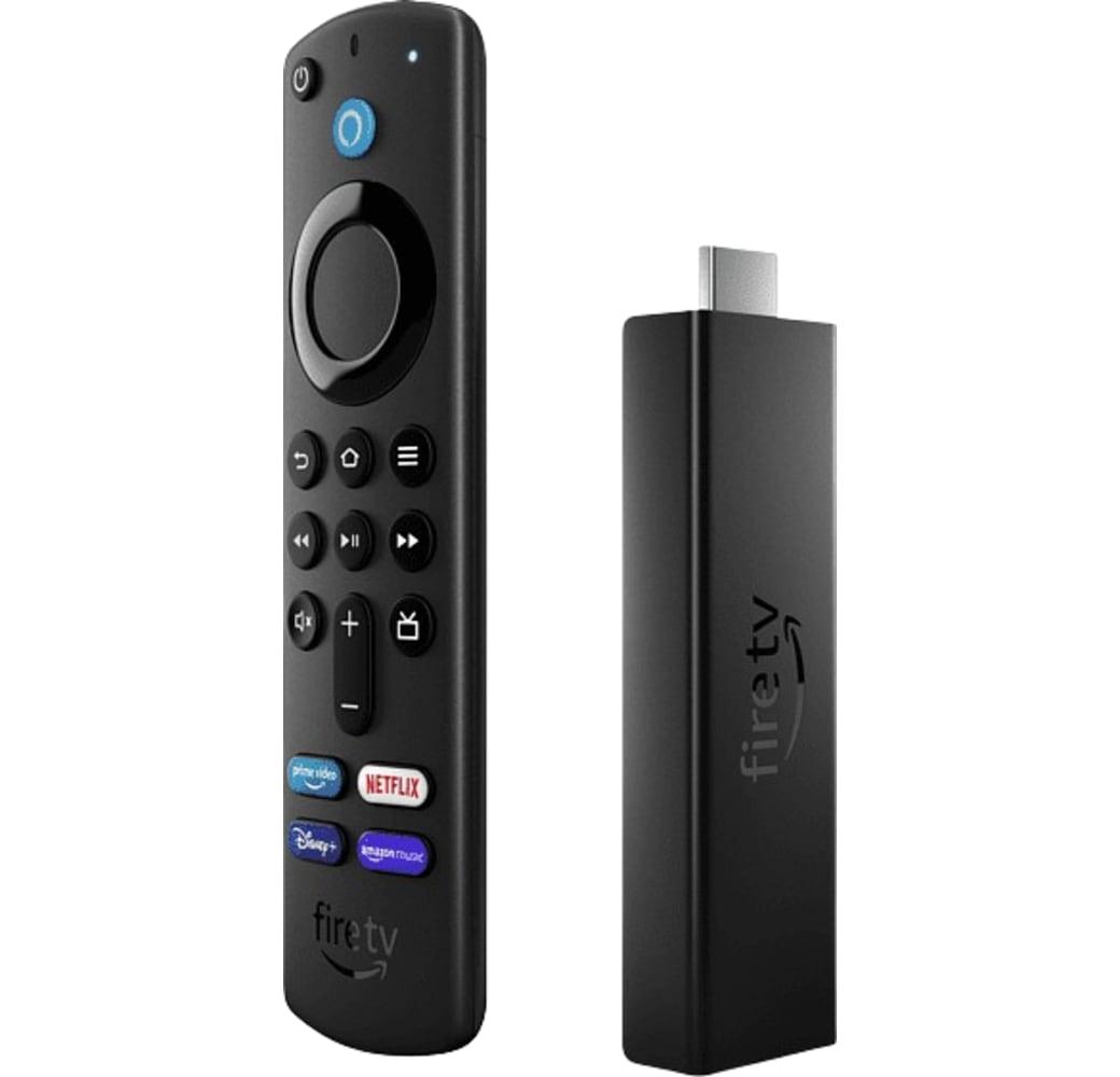 Black Amazon Fire TV Stick 4K Max streaming device.2