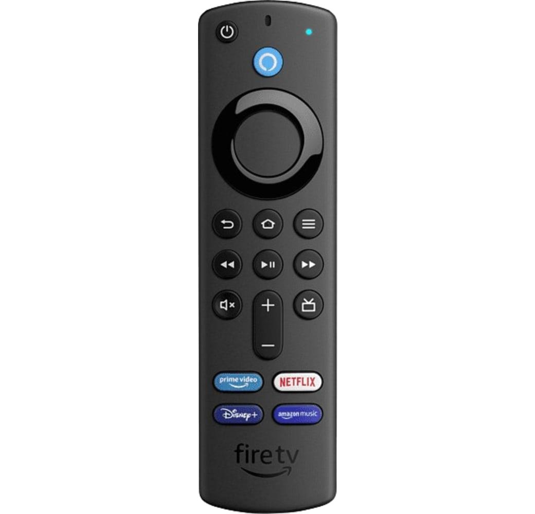 Black Amazon Fire TV Stick 4K Max streaming device.3