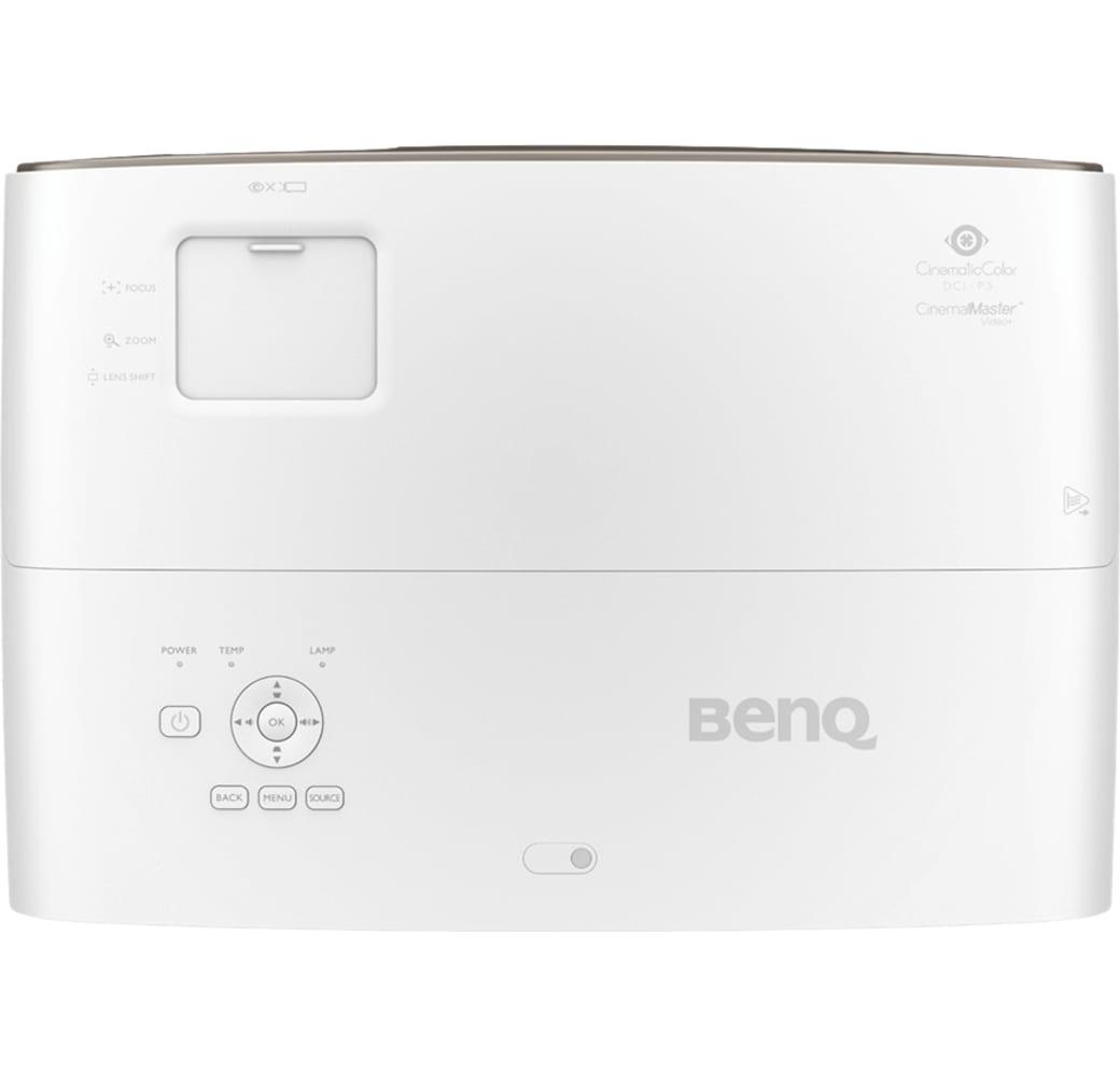 White Benq W2700 Projector - 4K HDR.4