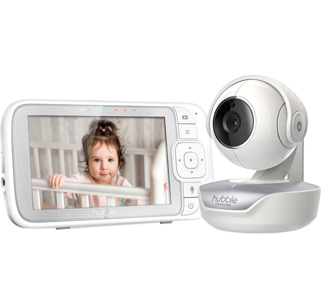 White Hubble Connected Nursery Pal Connect 5 Baby Monitor.1