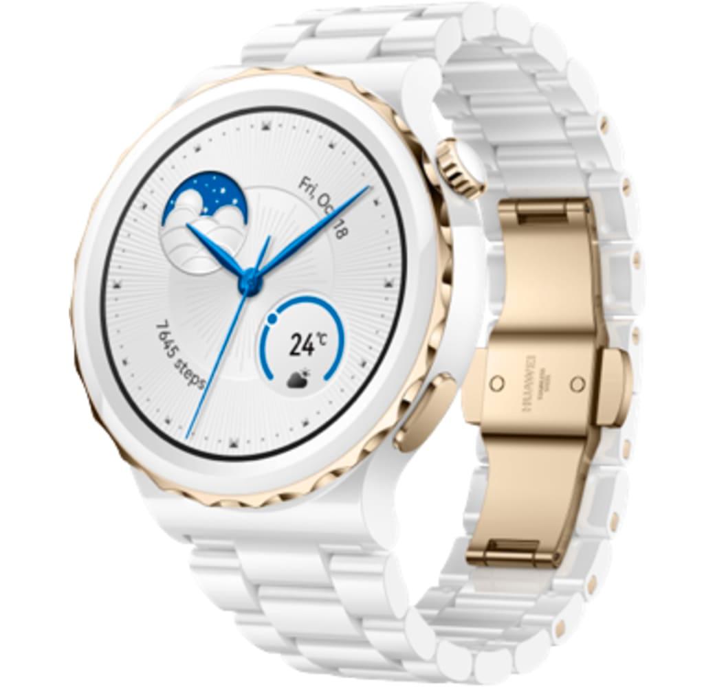 Weiß Huawei Watch GT 3 Pro Smartwatch, Ceramic Case, 43mm.1