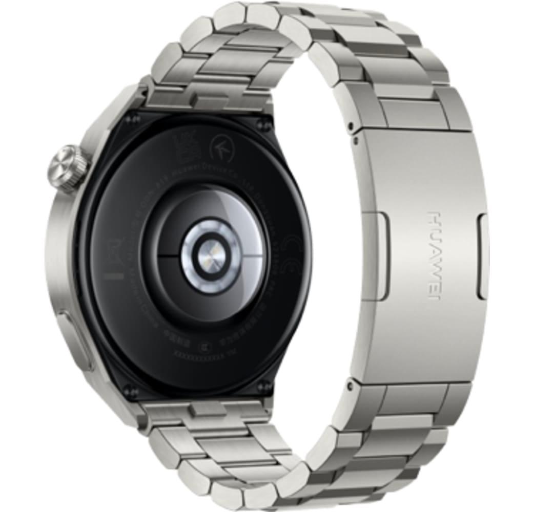 Silver Huawei Watch GT 3 Pro Smartwatch, Titanium Case, 46mm.2