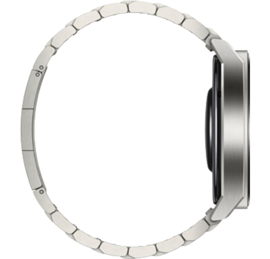 Silver Huawei Watch GT 3 Pro Smartwatch, Titanium Case, 46mm.3