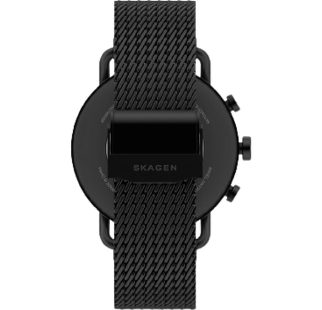 Schwarz Skagen Falster Gen 6 Smartwatch, Edelstahlgehäuse, 41 mm.2
