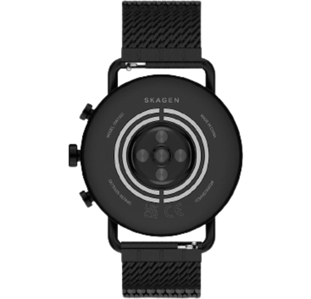 Schwarz Skagen Falster Gen 6 Smartwatch, Edelstahlgehäuse, 41 mm.4