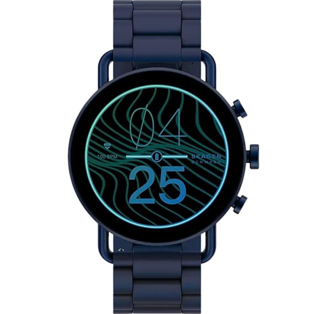 Blue Skagen Falster Gen 6 Smartwatch, Stainless Steel Case, 41mm.1