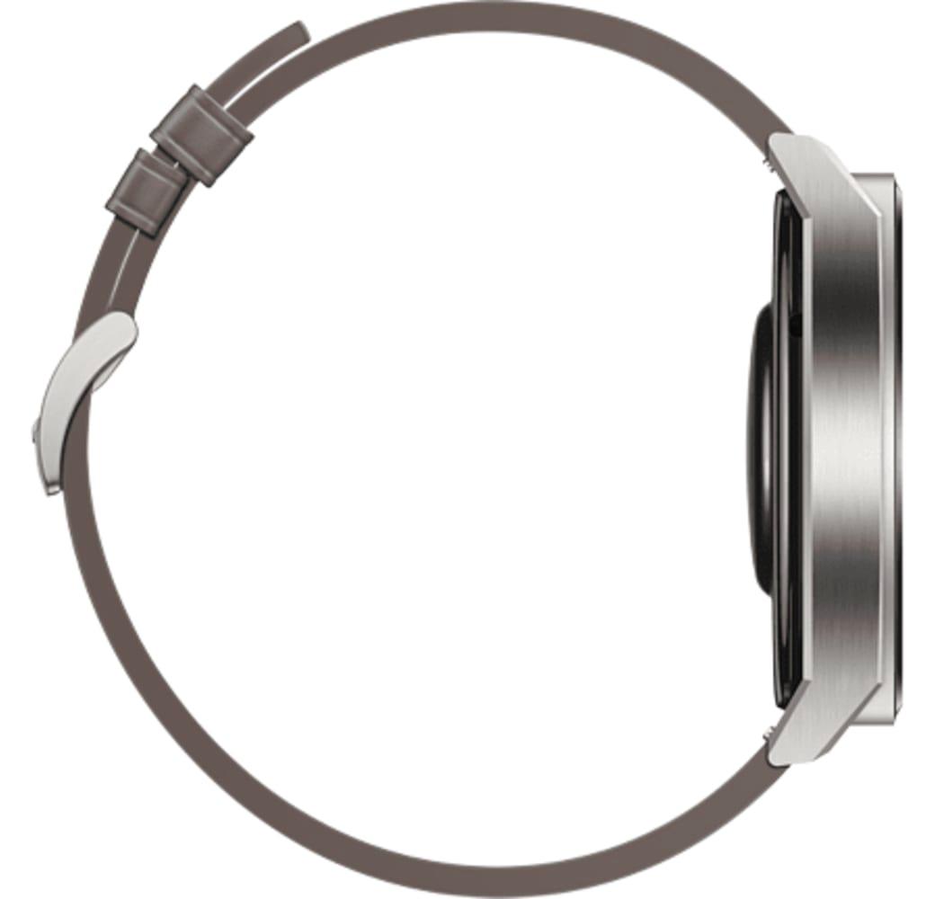 Gray Huawei Watch GT 3 Pro Smartwatch, Titanium Case, 46mm.4