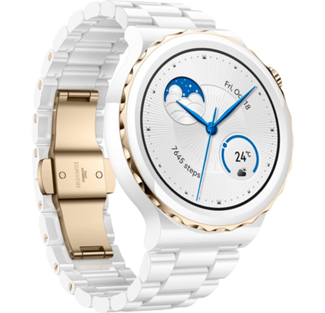 Weiß Huawei Watch GT 3 Pro Smartwatch, Ceramic Case, 43mm.5