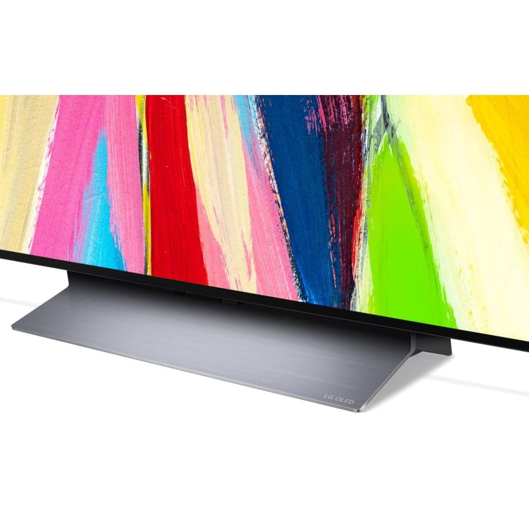 Black LG TV 55" OLED55C27LA UHD 4K.5