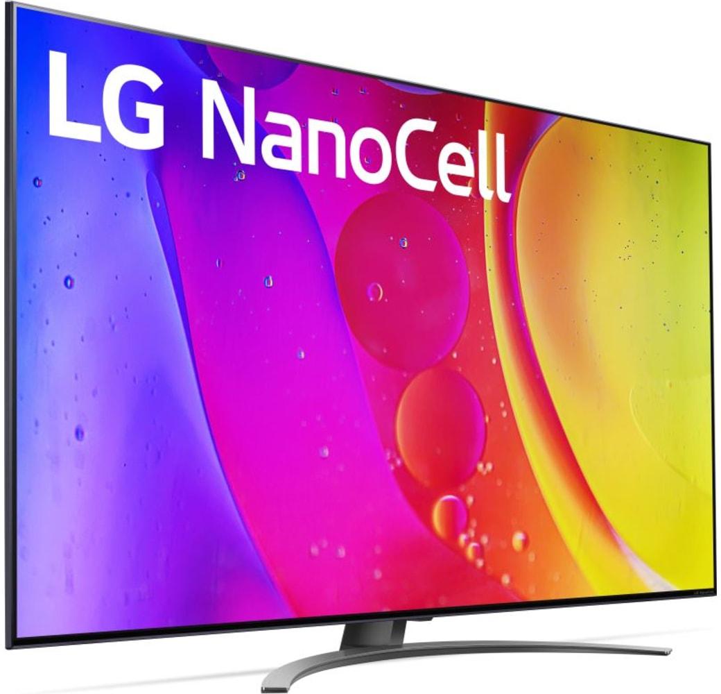 Black LG TV 75" 75NANO819QA NanoCell UHD 4K.4
