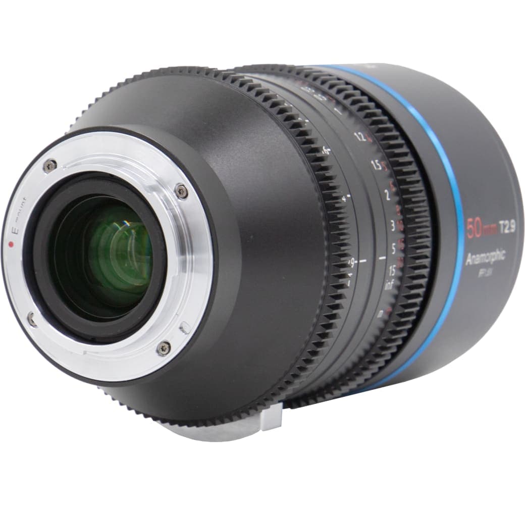 Black Sirui 50mm T2.9 1.6X Anamorphic lens Sony FE-mount.4