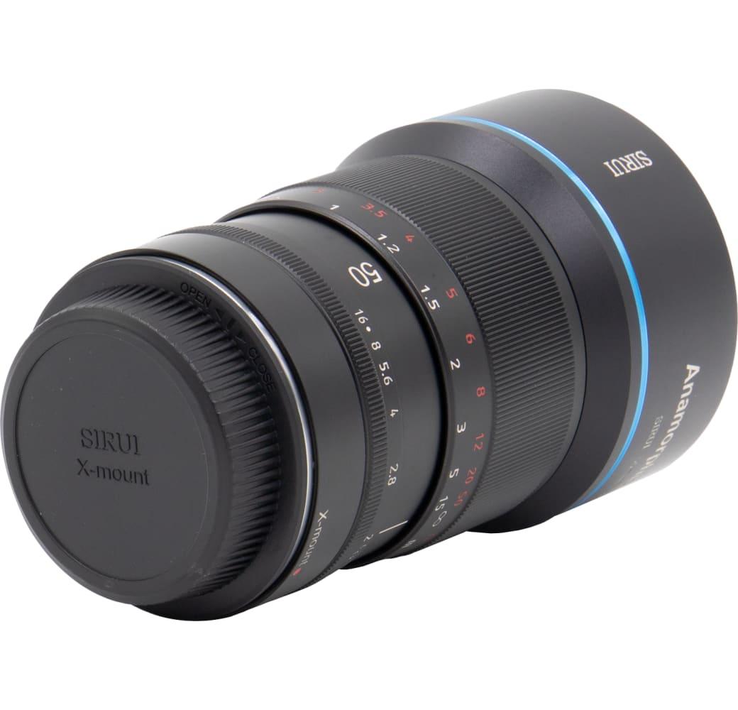 Black Sirui 50mm f/1.8 1.33X Anamorphic lens Fujifilm X-mount.4