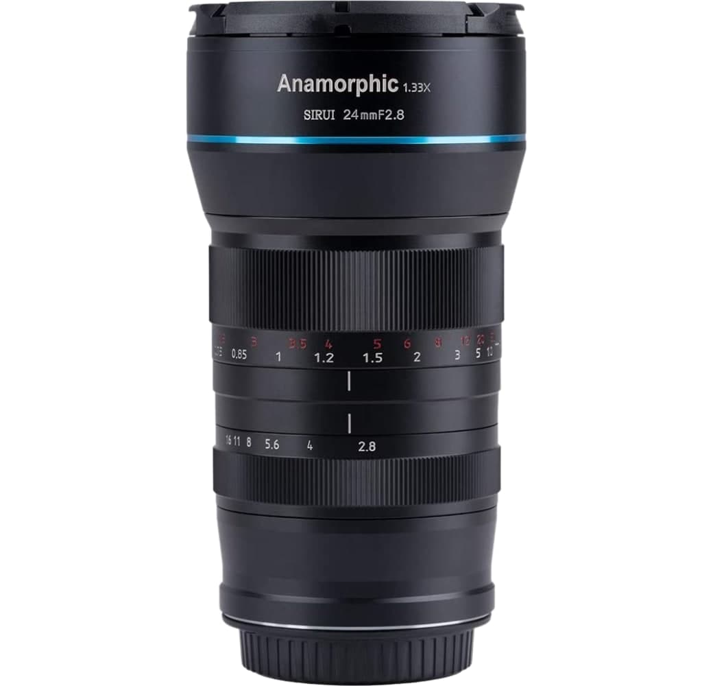 Black Sirui 24mm f/2.8 1.33X Anamorphic lens Micro Four Thirds mount.1