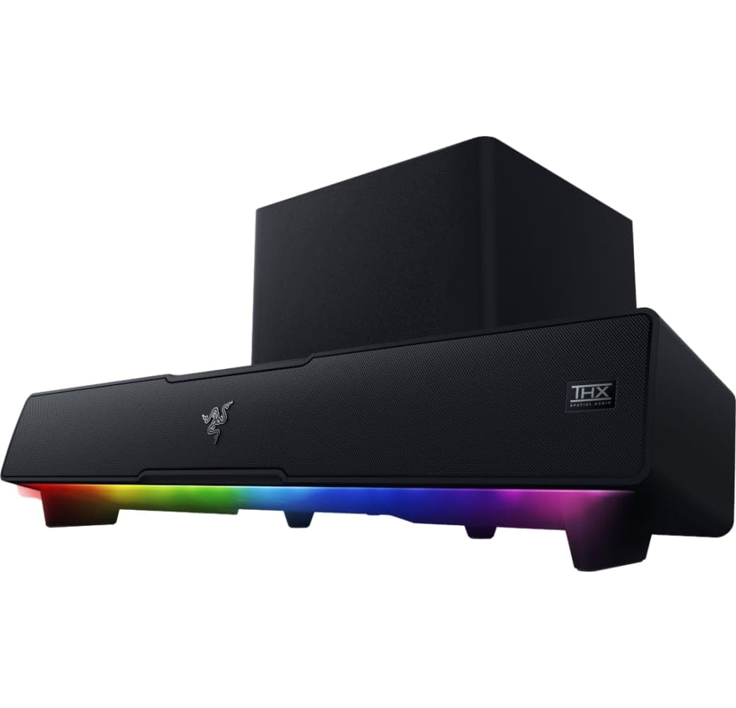 Schwarz Razer Leviathan V2 Gaming Speakers.1