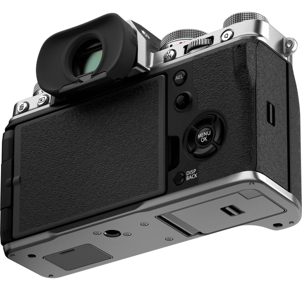Zilver Fujifilm X-T4 Systeemcamera, met lens XF 16-80mm f/4 R OIS WR.7