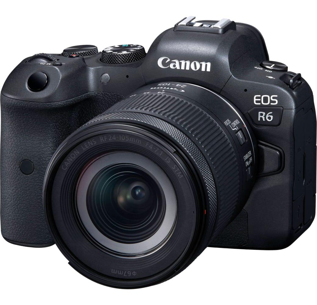 Black Canon EOS R6 Camera Kit with RF 24-105mm f/4-7.1 IS STM Lens.1
