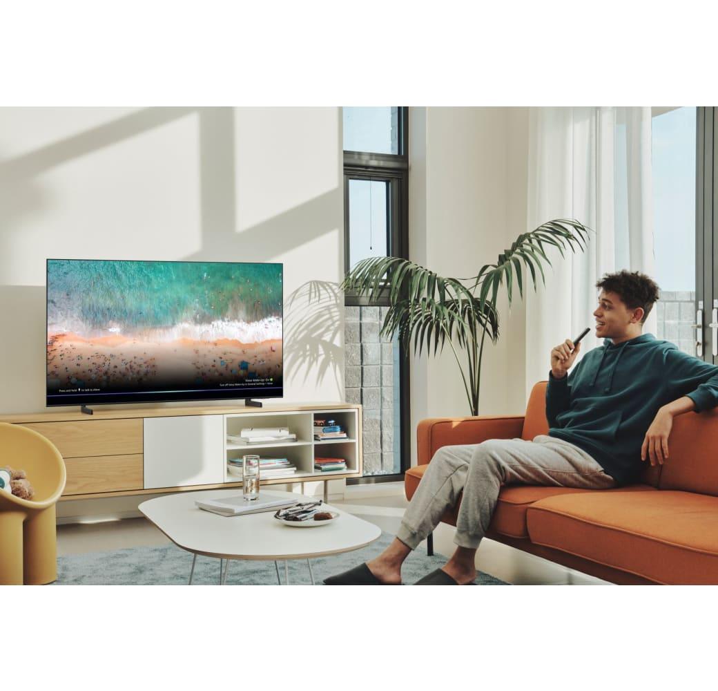 Black Samsung TV 50" GQ50Q60BAUXZG QLED 4K.5