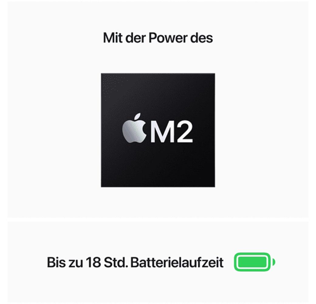 Space Gray MacBook Air 13" Apple M2 Chip 8GB Memory 256GB SSD Integrated 8-core GPU.3