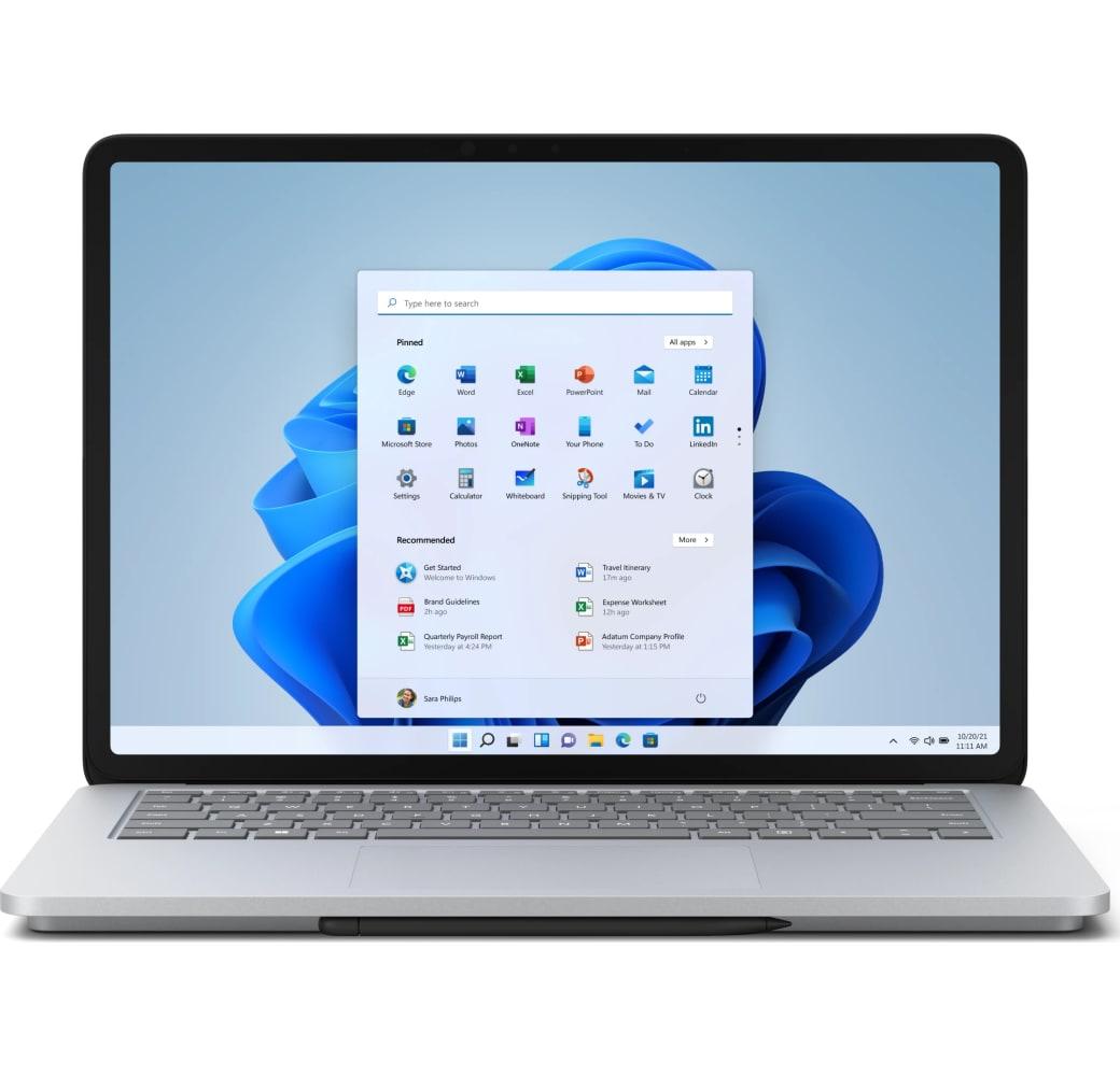 Platino Microsoft Surface Portátil Studio 14" Portátil - Intel® Core™ i5-11300H - 16GB - 256GB SSD - Intel® Iris® Xe Graphics.1