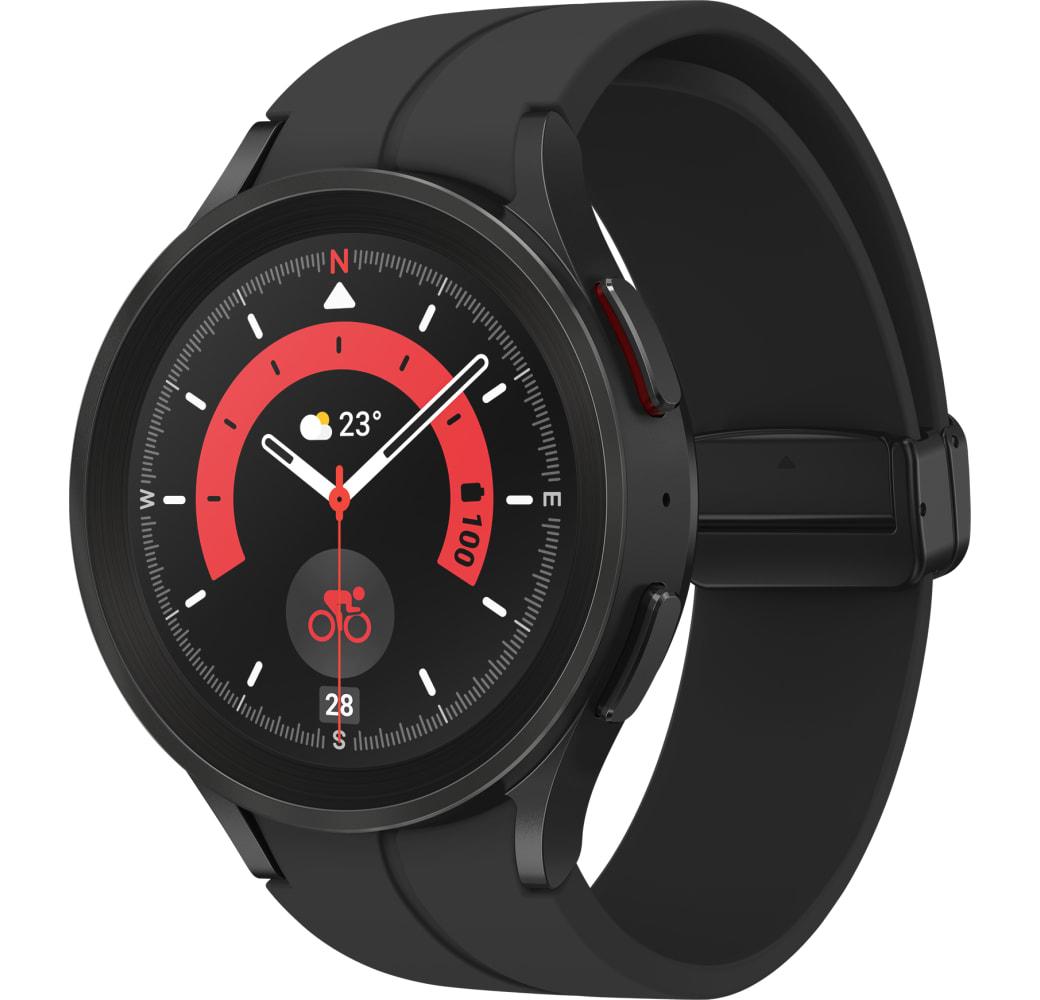Zwart Titanium Samsung Galaxy Watch5 Pro Smartwatch, Titanium Case, 45mm.1