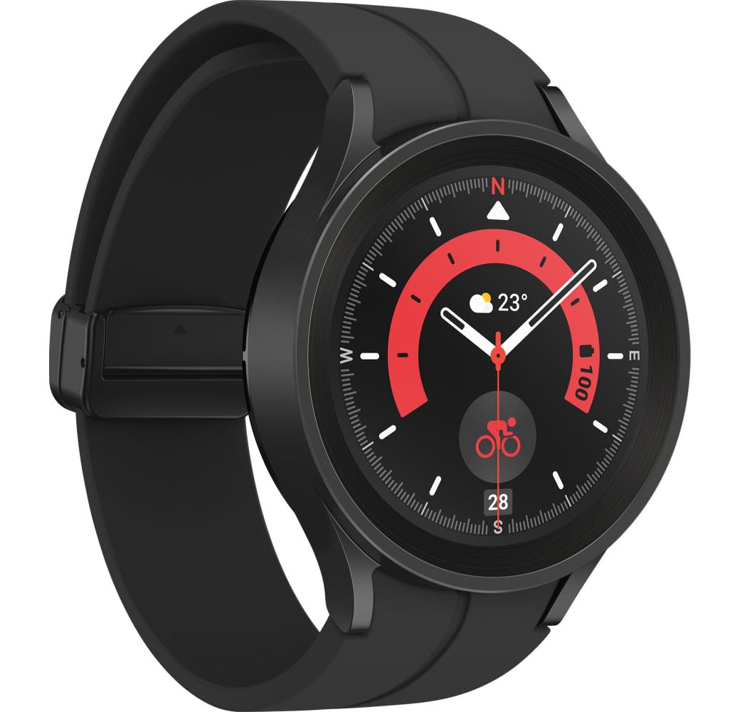 Zwart Titanium Samsung Galaxy Watch5 Pro Smartwatch, Titanium Case, 45mm.3
